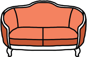 Cabriole Chesterfield Settee Bench Seat A single cushion that goes the - photo 10