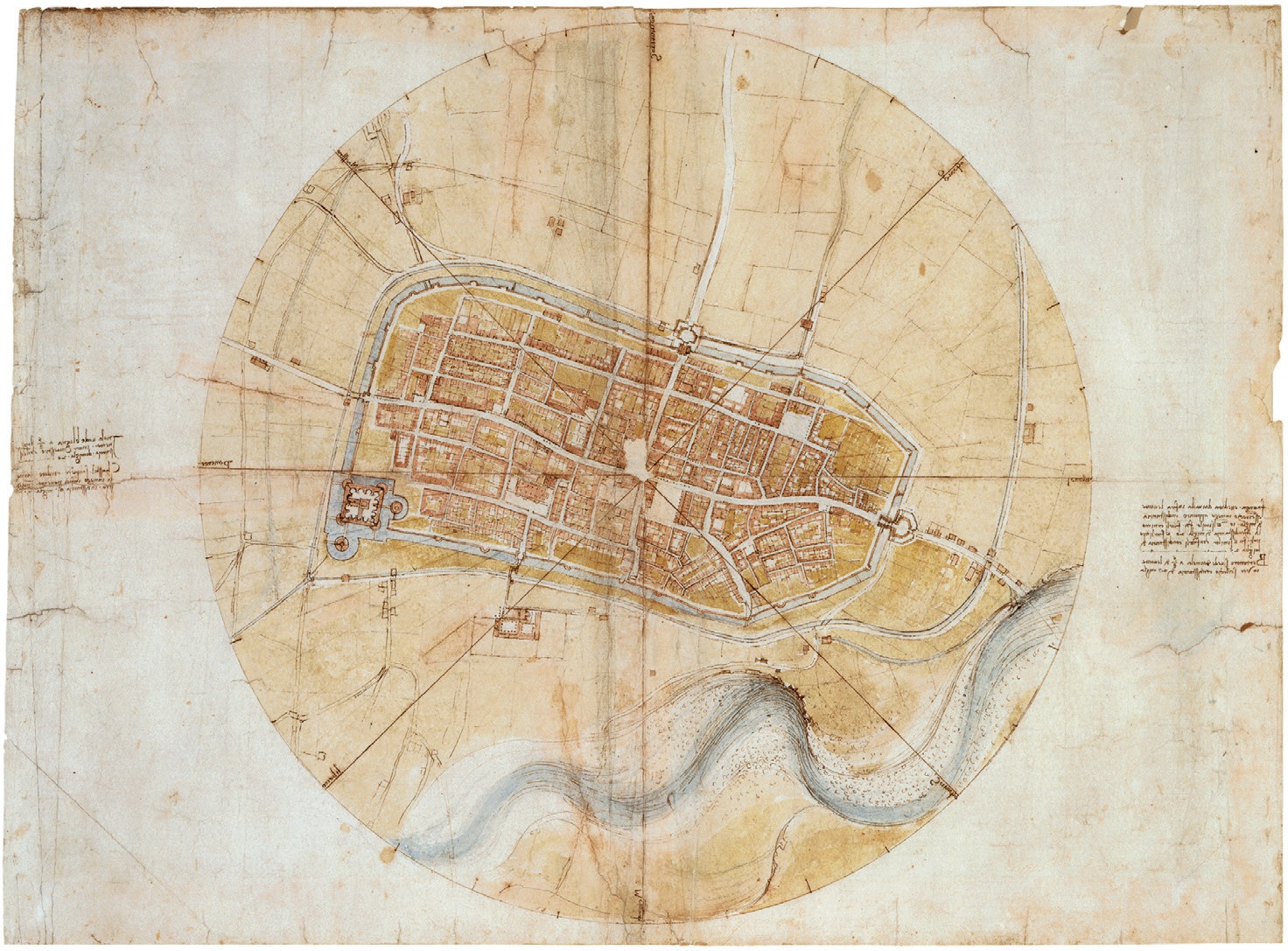 5 Leonardo da Vincis plan of Imola was revolutionary in its birds-eye - photo 8