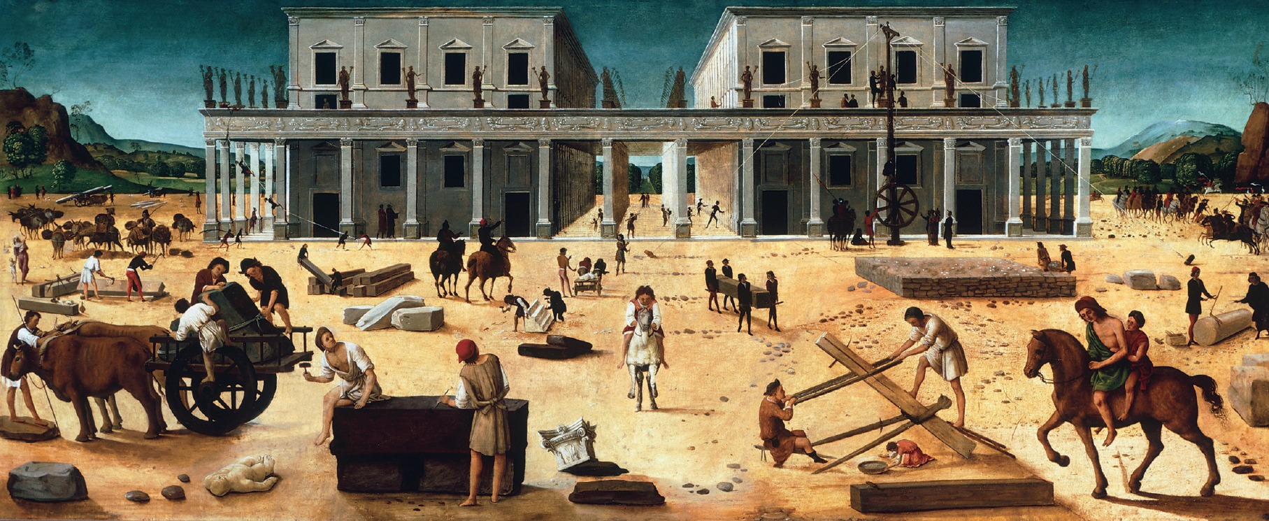 13 Piero di Cosimos Building of a Palace was produced for the Florentine - photo 16