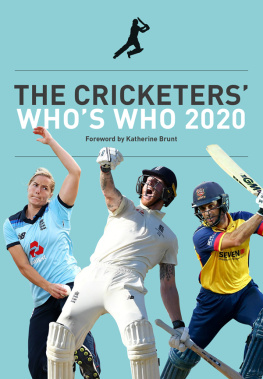 Benji Mooorehead - The Cricketers Whos Who 2020