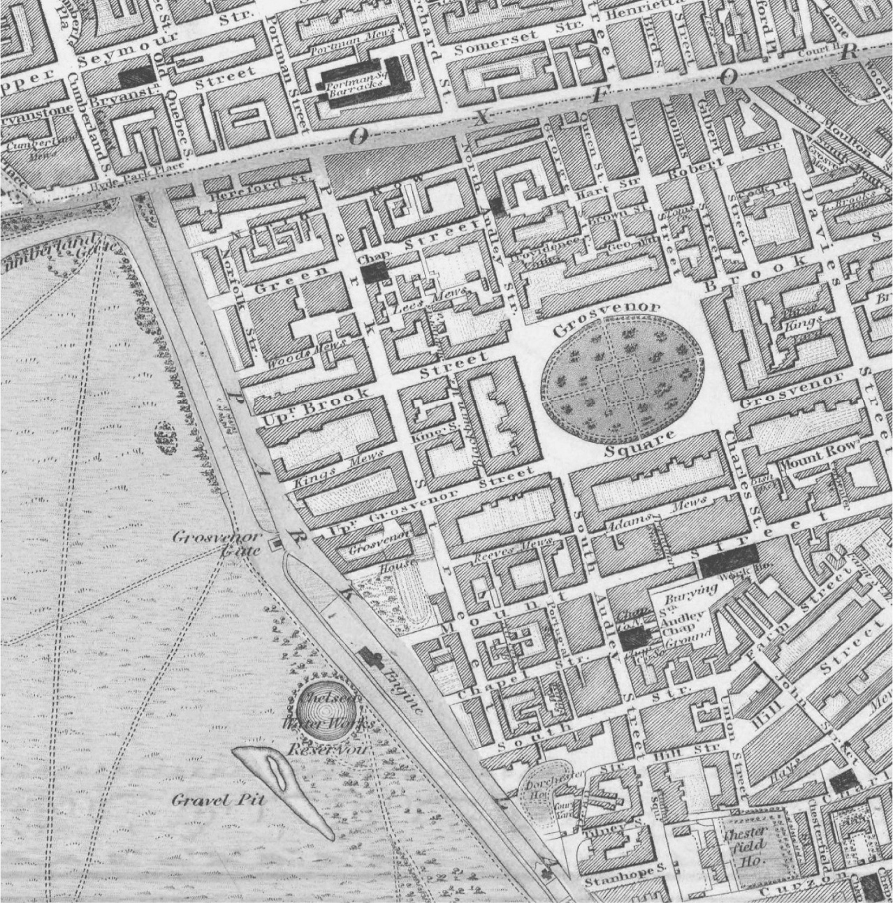 Mayfair in 1830 from a map of London by C J GreenwoodList of Illustrations - photo 4