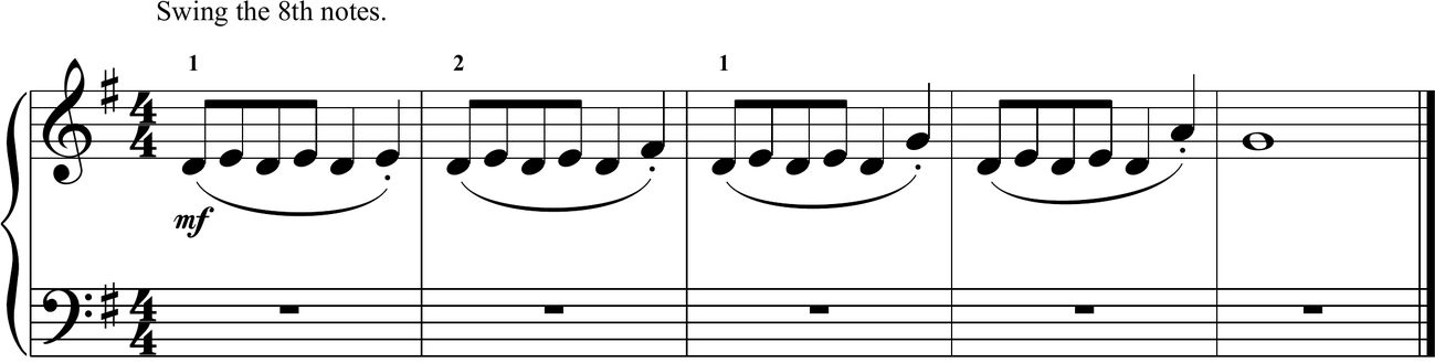 2 SYNCOPATION ARTICULATION Warm-Up for Here Comes Santa Claus 1 - photo 5