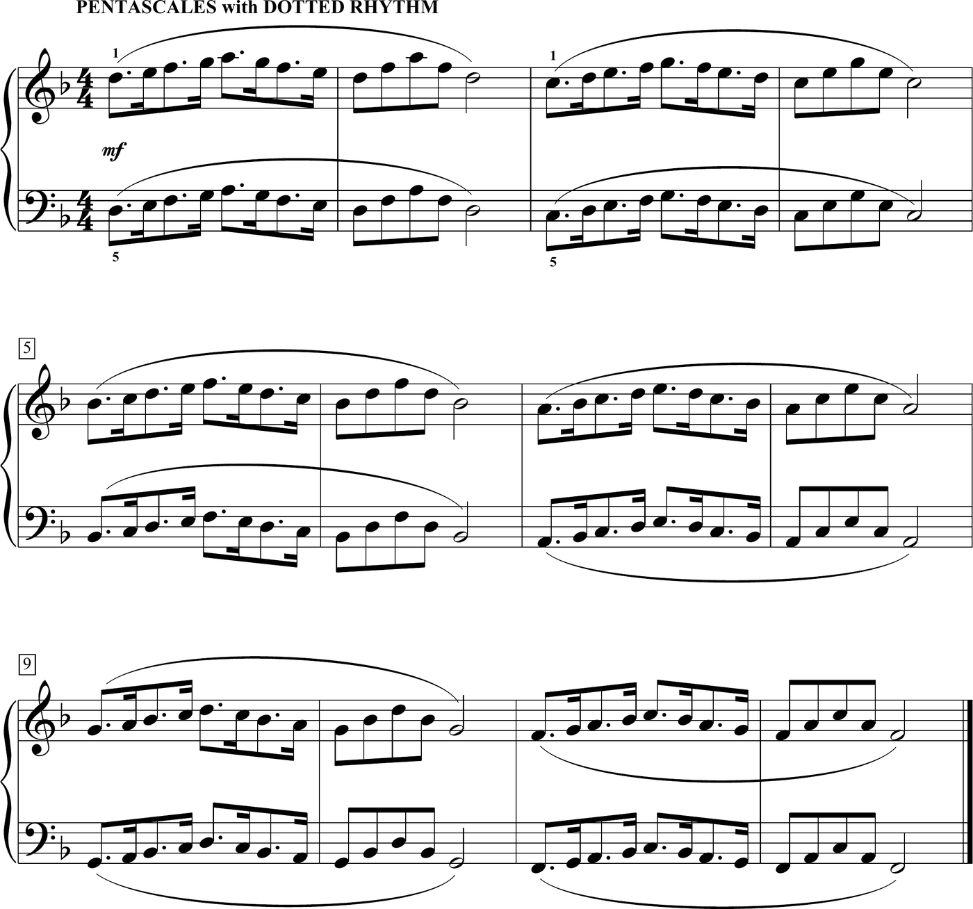 Warm-Up for Beauty and the Beast DIATONIC ARPEGGIOS in C MAJOR W - photo 10