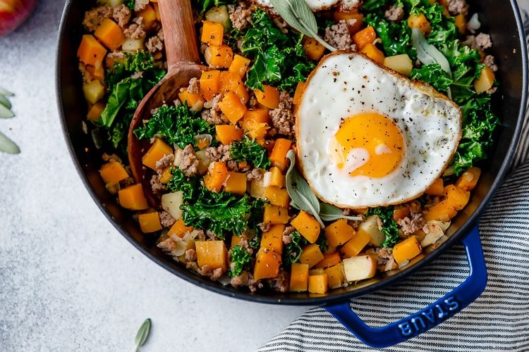 This meaty hash substitutes bright butternut squash for the usual starchy white - photo 8