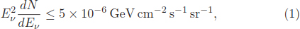 assuming an E2 energy spectrum of the cosmic neutrino beam At a level that is - photo 1