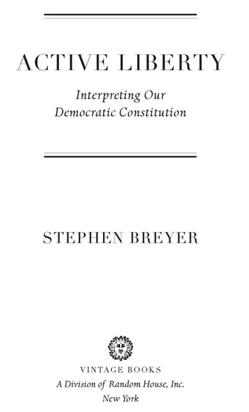 Table of Contents To my brother and fellow judge Chuck Acclaim for Stephen - photo 2