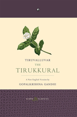 Tiruvalluvar - The Tirukkural