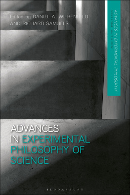 Daniel A. Wilkenfeld - Advances in Experimental Philosophy of Science