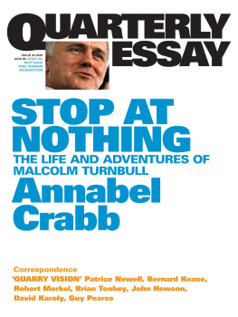 Annabel Crabb - Quarterly Essay 34 Stop at Nothing