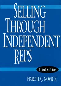 title Selling Through Independent Reps author Novick Harold J - photo 1