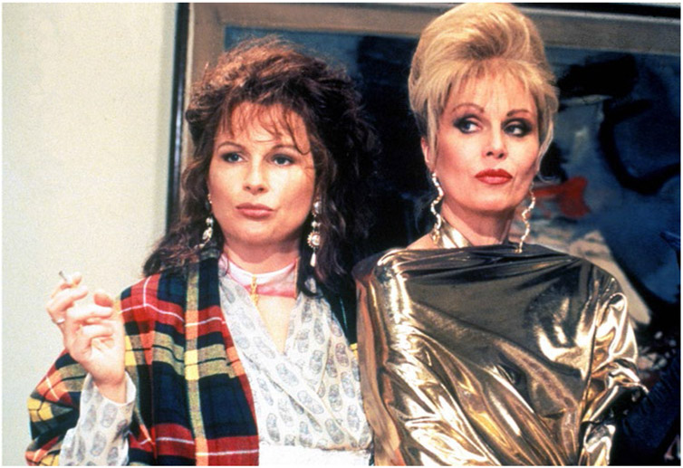 Aging party girls Edina Jennifer Saunders left and Patsy Joanna Lumley - photo 1