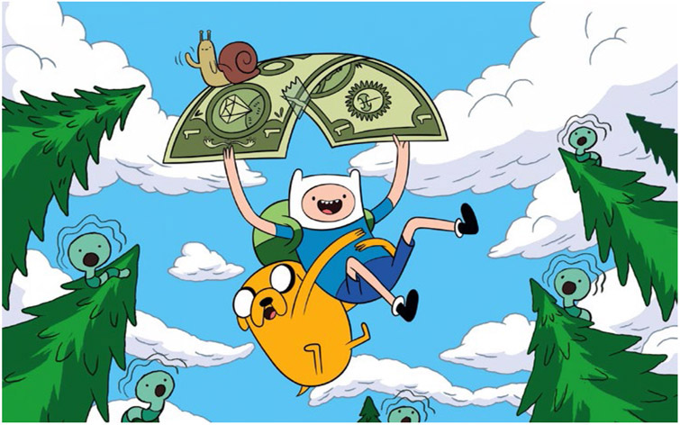 Jake the Dog left and Finn the Human defend the denizens of Ooo from all - photo 2