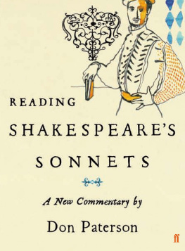 Don Paterson Reading Shakespeares Sonnets: A New Commentary