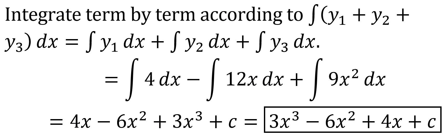 As with all indefinite integrals there is an arbitrary constant of - photo 14