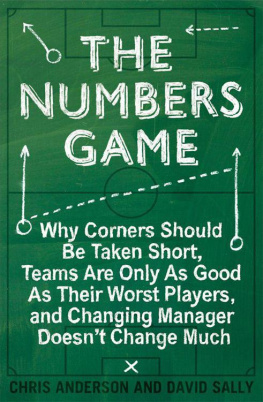 Anderson Chris - The Numbers Game: Why Everything You Know About Football is Wrong