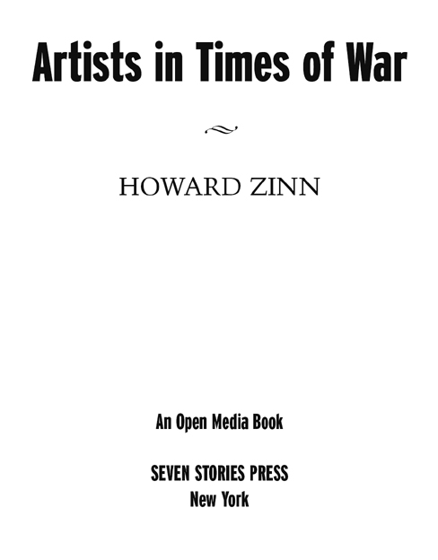 2003 by Howard Zinn Open Media series editor Greg Ruggiero All rights - photo 2