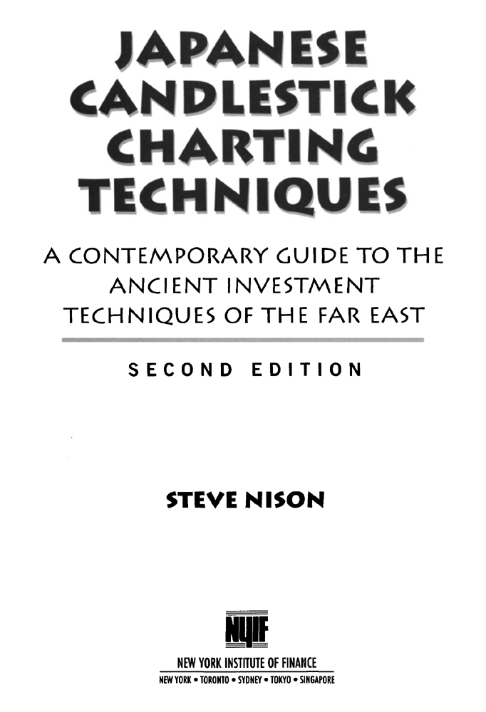 JAPANESE CANDLESTICK CHARTING TECHNIQUES JAPANESE CANDLESTICK CHARTING - photo 1