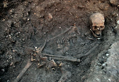 The bones of Richard III discovered in a car park in Leicester University of - photo 3