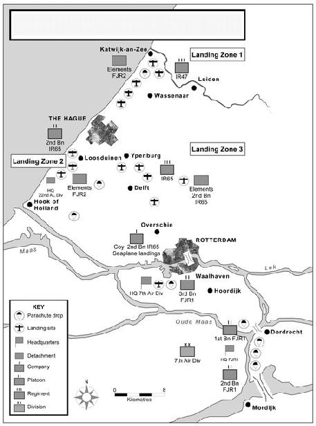 MAP 1 GERMAN AIRBORNE ASSAULT ON HOLLAND 10 MAY 1940 MAP 2 THE PANZER - photo 2