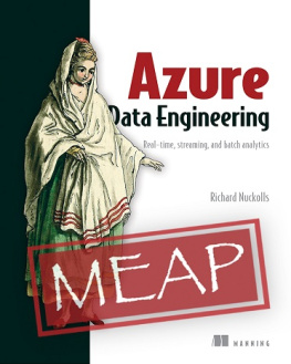 Richard Nuckolls Azure Data Engineering: Real-time, streaming, and batch analytics MEAP V08