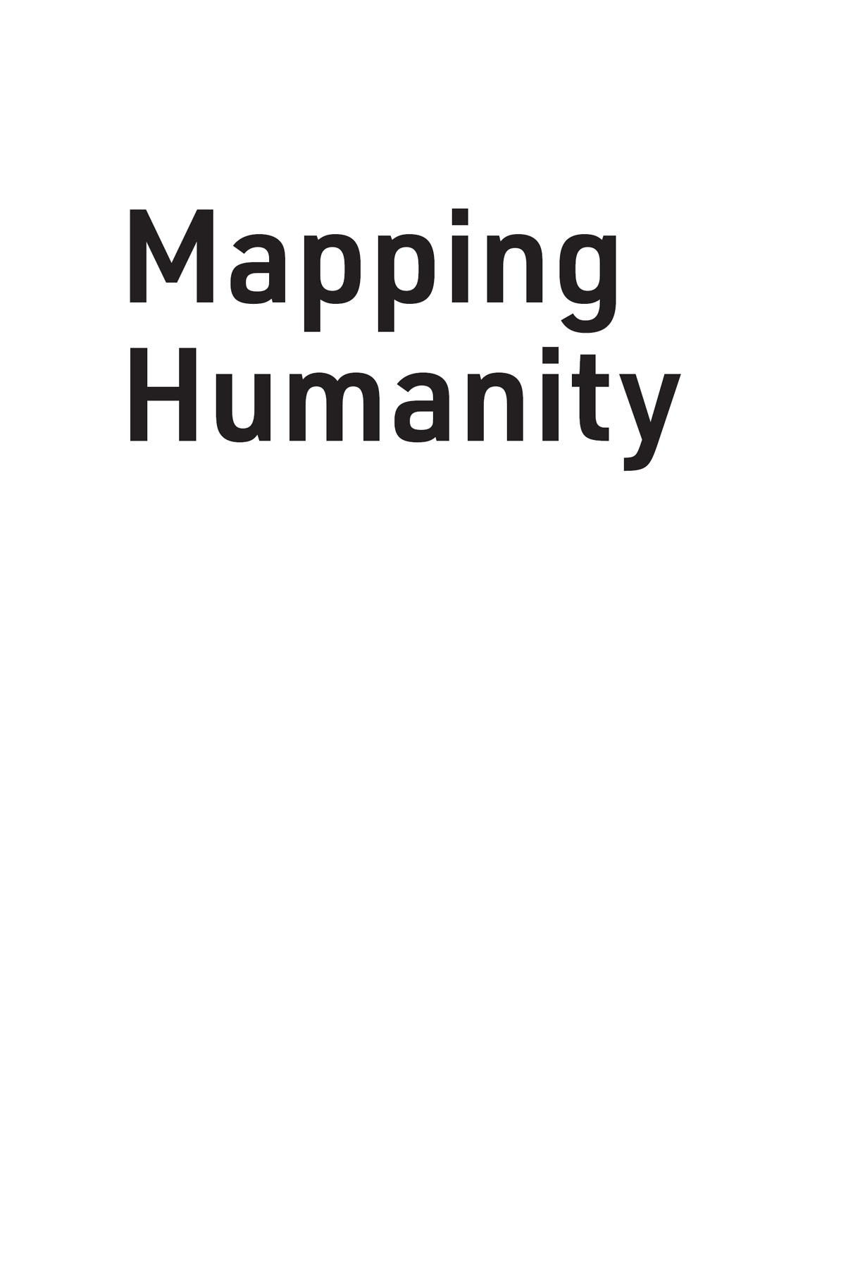 Mapping Humanity copyright 2020 by Joshua Z Rappoport PhD All rights - photo 2