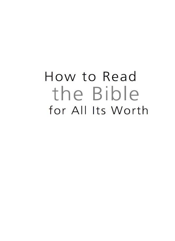 Also by Gordon D Fee and Douglas Stuart How to Read the Bible Book by Book - photo 1