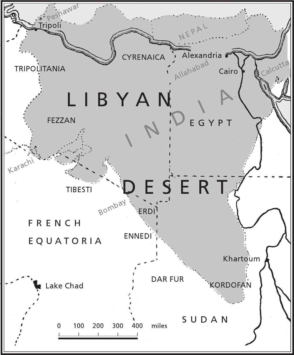 Libyan Desert with outline of India superimposed In shape the Libyan Desert - photo 4