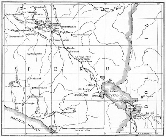 Sketch Map of Southern Peru Page1 Chapter I Crossing the Desert A kind - photo 2