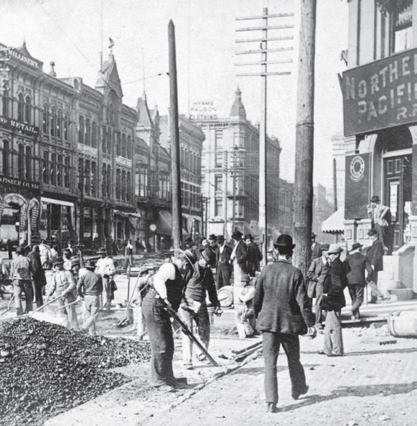 Fourth and Pacific Avenues after the Tent Period circa 1880 Library of - photo 3