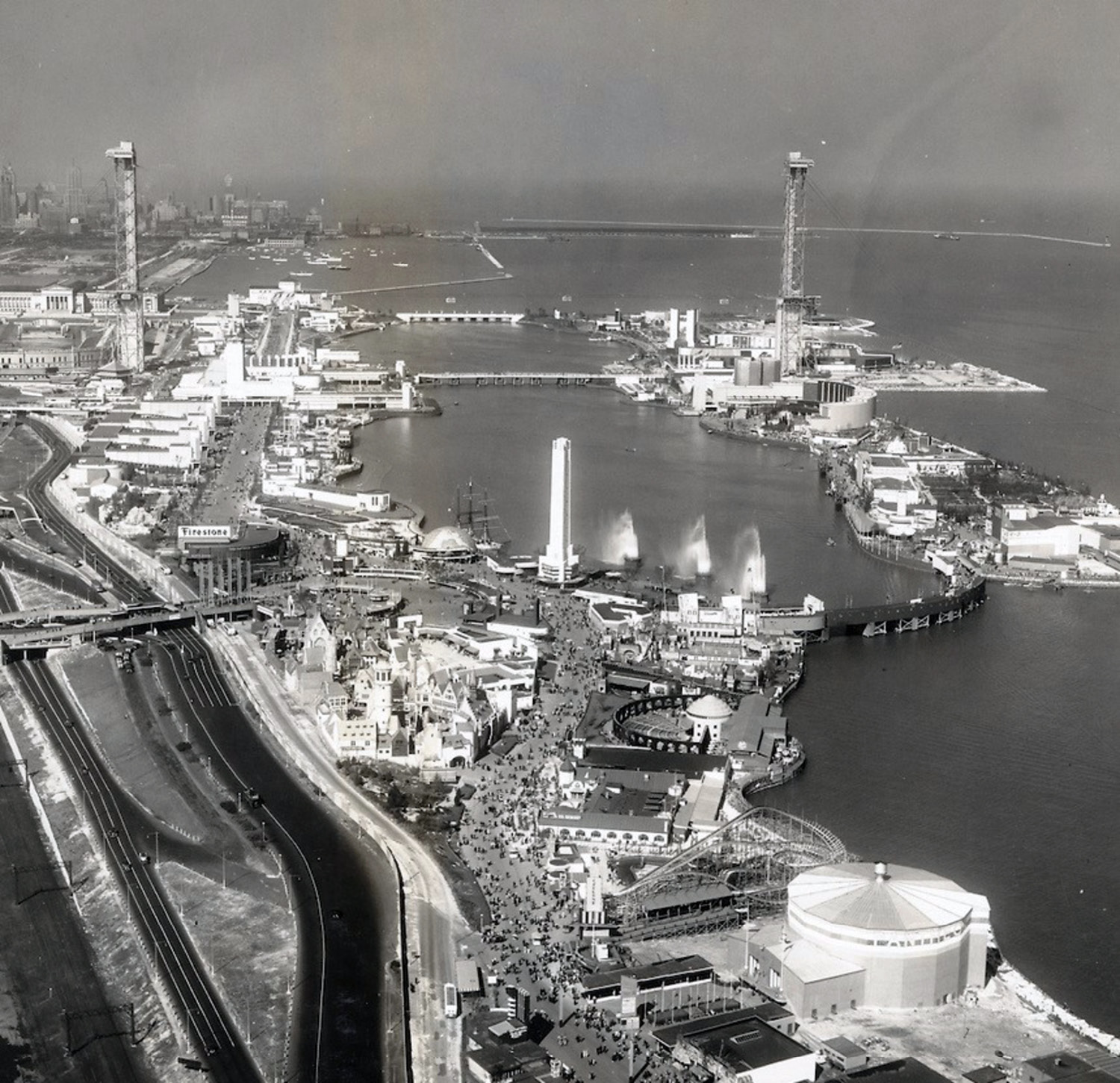 Aerial view of the 1933 Worlds Fair Source Library of Congress Al Capone - photo 1