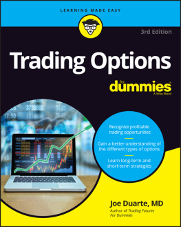Joe Duarte Trading Options for Dummies