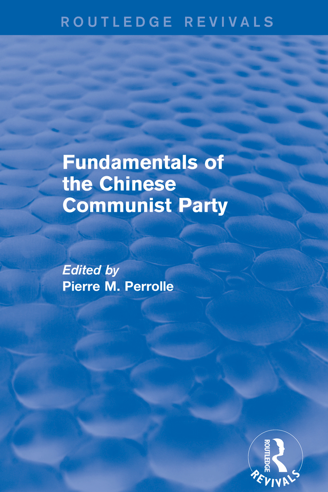 Fundamentals of the Chinese Communist Party The China Book Project Translation - photo 1