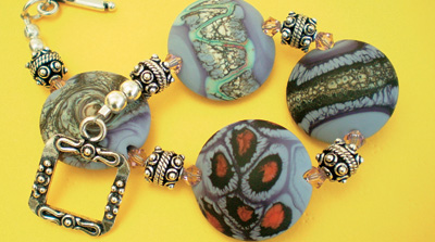 0017 Bead Jewelry by Shopgirl Lampwork beads by Linda James 0018 Kiara M - photo 35