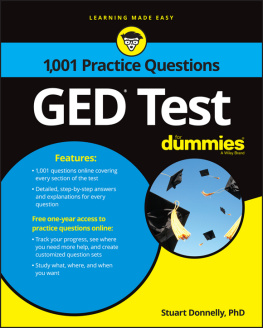 Stuart Donnelly - 1,001 GED Practice Questions For Dummies