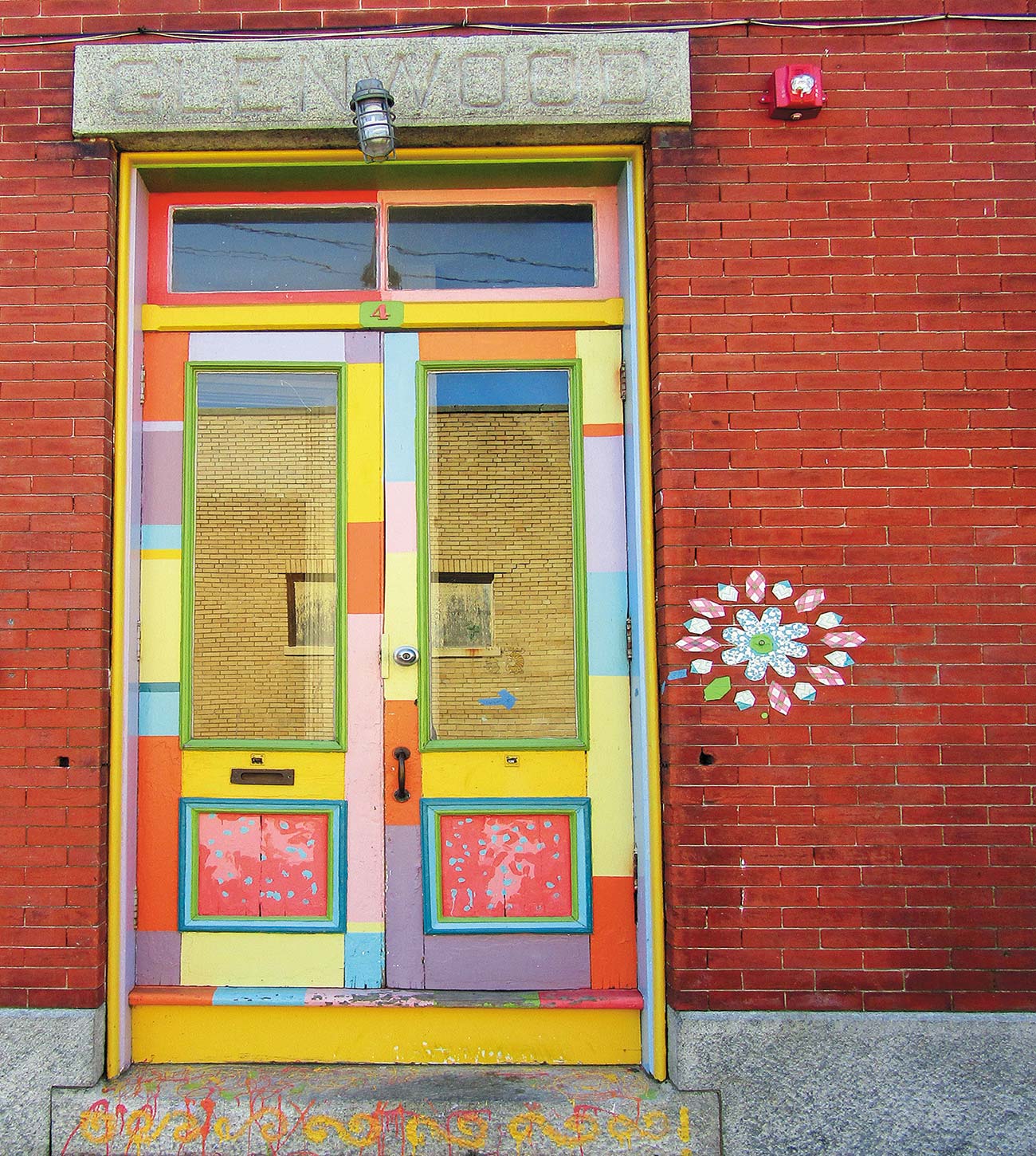 a colorful doorway in Warren Wander the - photo 14