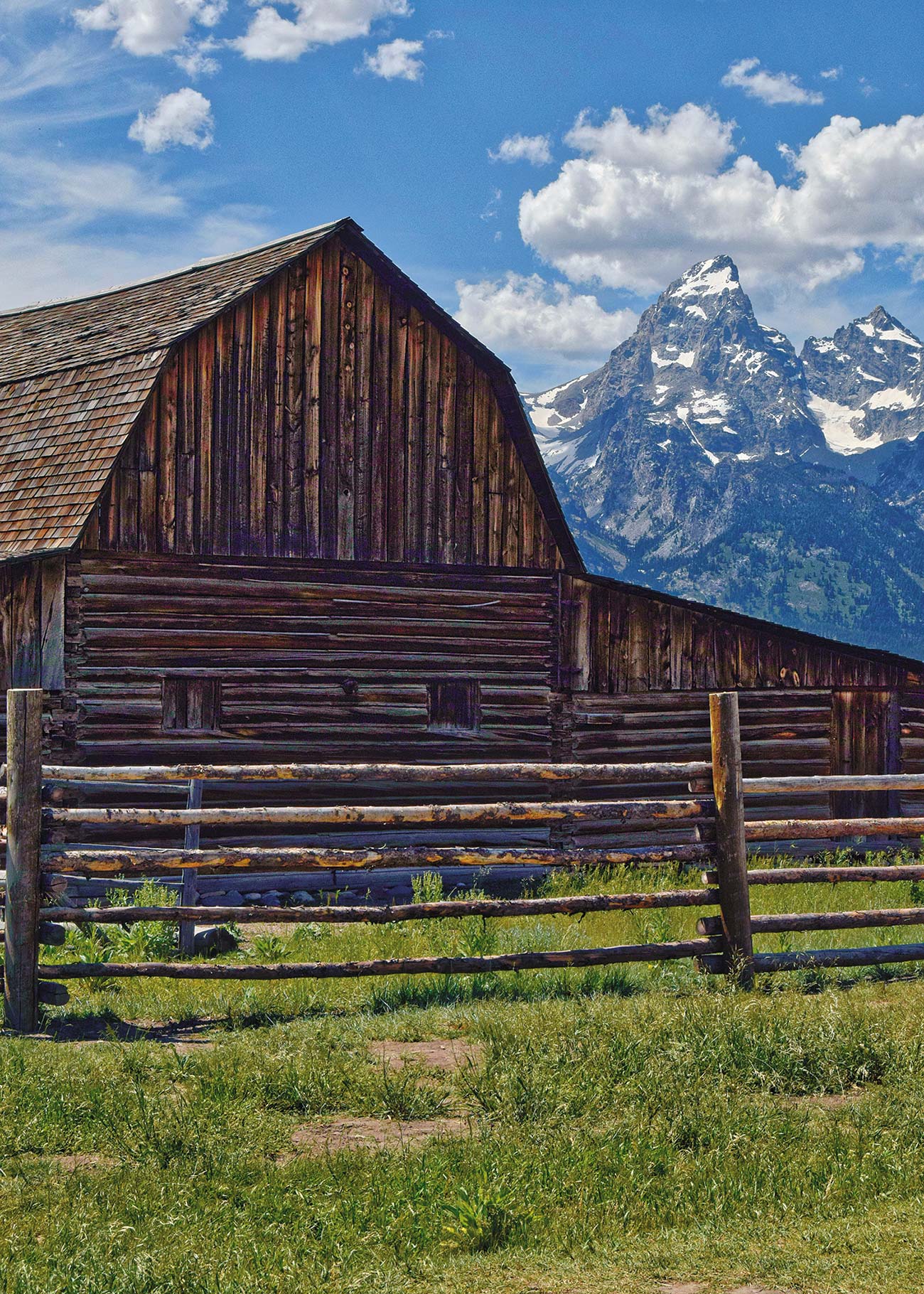 old barn at Mormon Row Lower Falls in Grand Canyon of the Yellowstone - photo 17