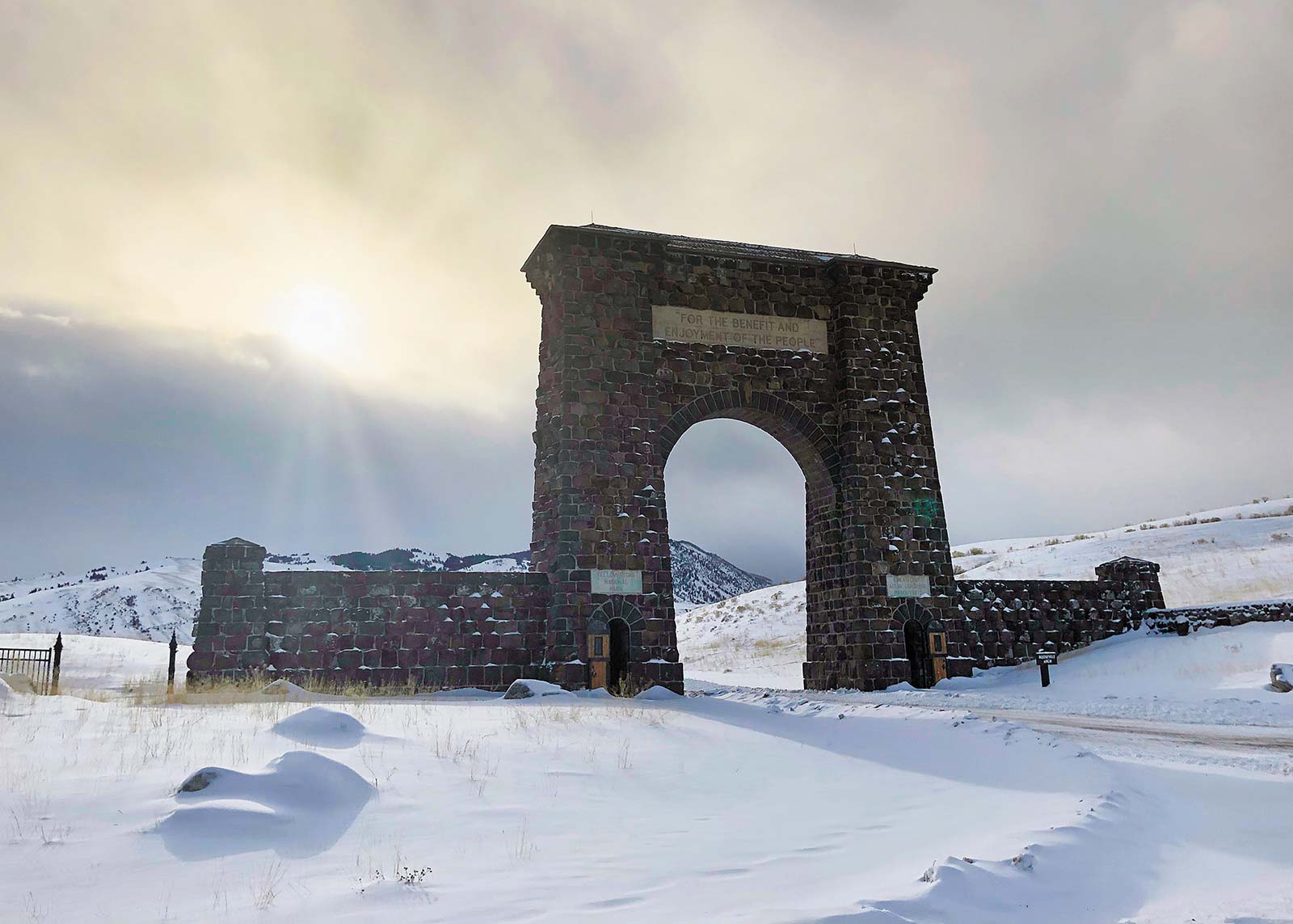 Explore the Winter Landscape Drive into North Yellowstone go skiing or take - photo 24