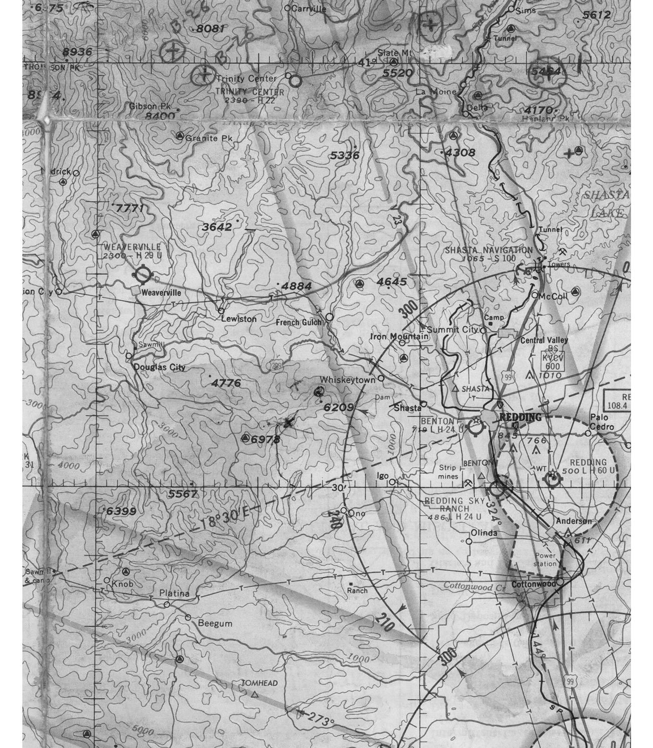 From the well-pored-over often-folded sectional-aeronautical map of the - photo 4