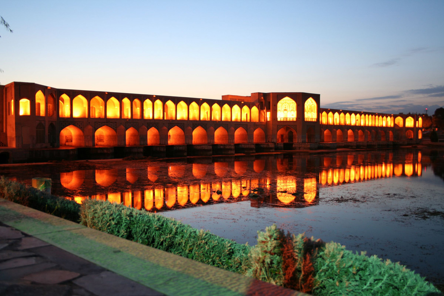 Khaju Bridge lit up to accentuate its beauty Reason for inclusion Beauty - photo 2