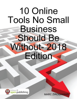 Marc Zirogiannis 10 Online Tools No Small Business Should Be Without - 2018 Edition