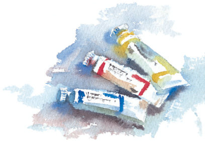 Watercolour pigment is mixed in a palette with water and a brushThe amount of - photo 8