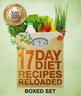 Speedy Publishing 17 Day Diet Recipes Reloaded