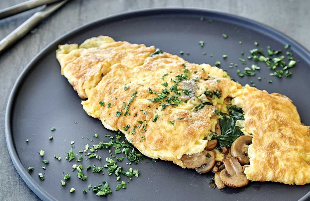 Delicious creamy omelet with mushrooms thrown in Makes 2 servings Prep 2 - photo 10