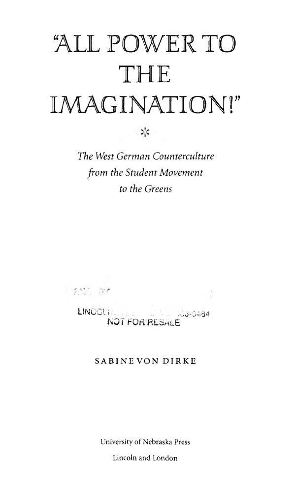 1997 by the University of Nebraska Press All rights reserved The paper in this - photo 2