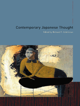 Calichman Richard - Contemporary Japanese Thought