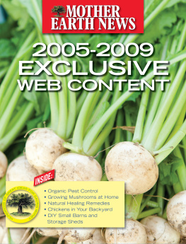 Mother Earth News Mother Earth News Exclusive Web Content 2005-2009