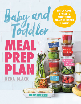 Keda Black - Baby and Toddler Meal Prep Plan