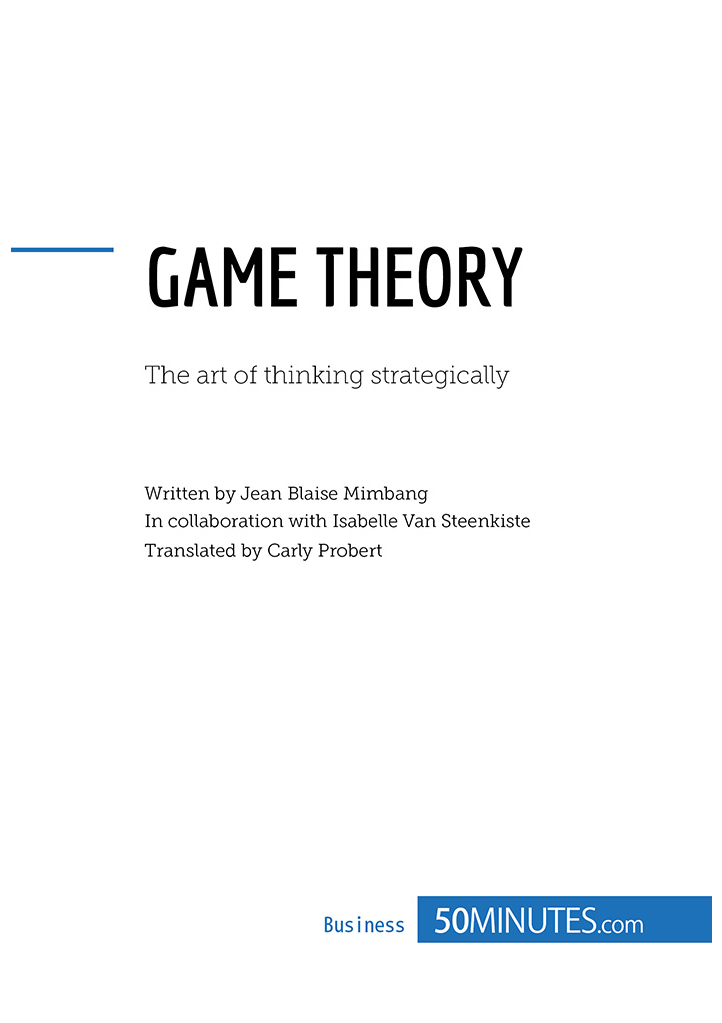 Game theory Key information Names Game theory strategic behaviour theory - photo 2