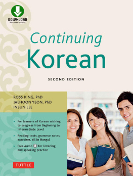 KingRoss Continuing Korean