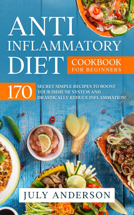 July Anderson Anti-Inflammatory Diet Cookbook for Beginners